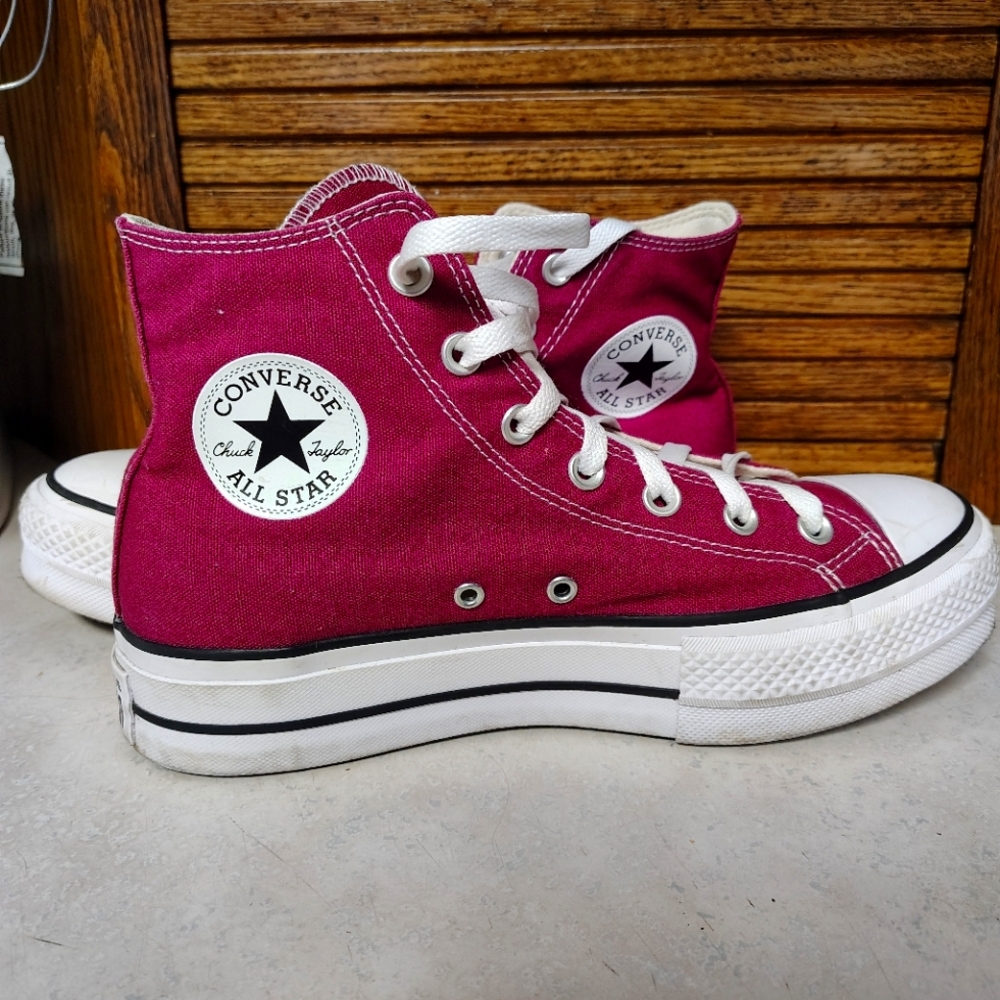 Converse Women's Fuchsia High-Top Sneakers